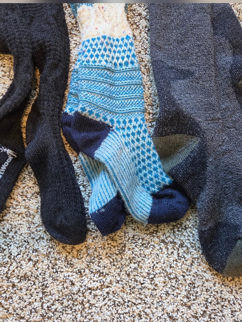 Smartwool Set Of 3 Wool Boot Socks - Picture 3 of 3